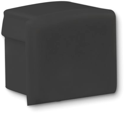 ISOLED Endkappe EC81B schwarz für Profil SURF10, 1 STK von ISOLED