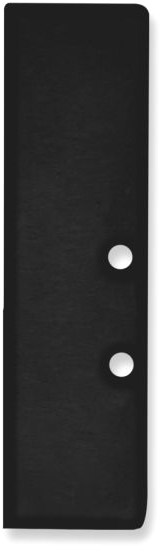 ISOLED Endkappe EC94 Aluminium schwarz RAL 9005 für Profil HIDE BOTTOM inkl. Schrauben von ISOLED