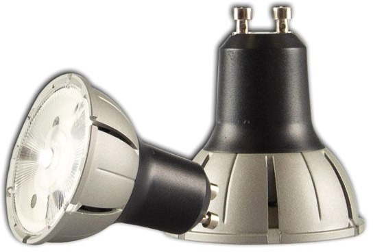 ISOLED GU10 LED Strahler 8W COB, 10°, 3000K, dimmbar von ISOLED
