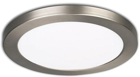 ISOLED LED Aufbau/Einbauleuchte Slim Flex, 6W, nickel gebürstet, ColorSwitch 3000K|3500K|4000K von ISOLED