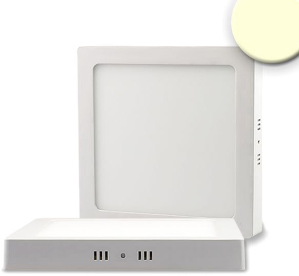 ISOLED LED Deckenleuchte weiß, 24W, quadratisch, 300x300mm, warmweiß, dimmbar von ISOLED