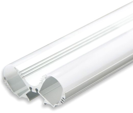 ISOLED LED Leuchtenprofil LOOP13 Aluminium eloxiert inkl. opal/satinierter Abdeckung 200cm von ISOLED