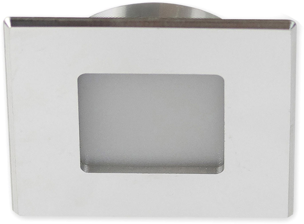 ISOLED LED Möbeleinbaustrahler MiniAMP ALU gebürstet 3W 120° 24V 3000K von ISOLED