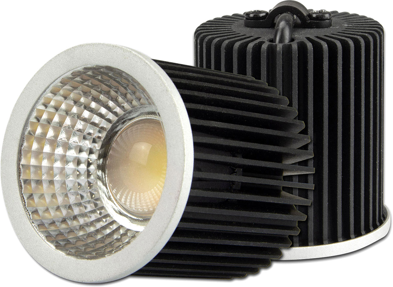 ISOLED LED Spot weißdynamisch GU10 8W, 3-polig, 24V DC, silber, 60°, 2700-5700K, CRI80 von ISOLED