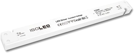 ISOLED LED Trafo 12V/DC, 0-60W, slim, SELV von ISOLED