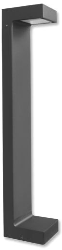 ISOLED LED Wegeleuchte Poller-1, 60cm, 7W, sandschwarz, warmweiß von ISOLED