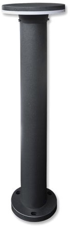ISOLED LED Wegeleuchte Poller-3, 60cm, 12W, sandschwarz, warmweiß von ISOLED