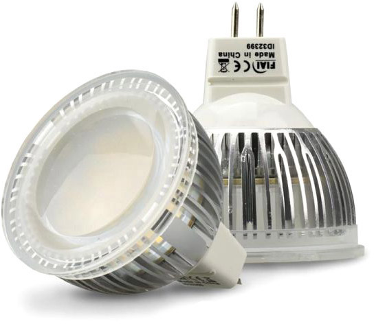 ISOLED MR16 LED Strahler 6W Glas diffuse, 120°, warmweiß von ISOLED