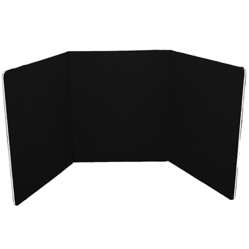 ISXACFF Präsentationstafel mit 3 Paneelen, 50 x 60 cm, ohne Kunststoffkanten, dreifach zusammenklappbar, doppelseitig, für Ausstellungen, Messen ISXACFF Präsentationstafel mit 3 Paneelen, 50 x 60 cm, ohne Kunststoffkanten, dreifach zusammenklappbar, doppelseitig, für Ausstellungen, Messen von ISXACFF