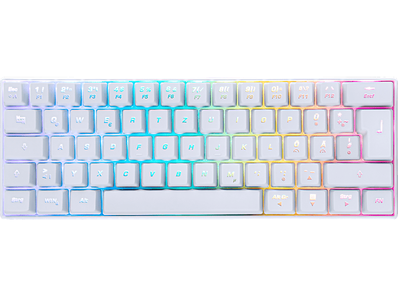 ISY IGK-5000-WT Mini Size, Gaming Tastatur , Mechanisch, Sonstiges, kabelgebunden, Weiß von ISY