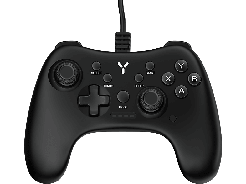 ISY IGP-1000-BK Gaming Controller Schwarz für Android, PC von ISY