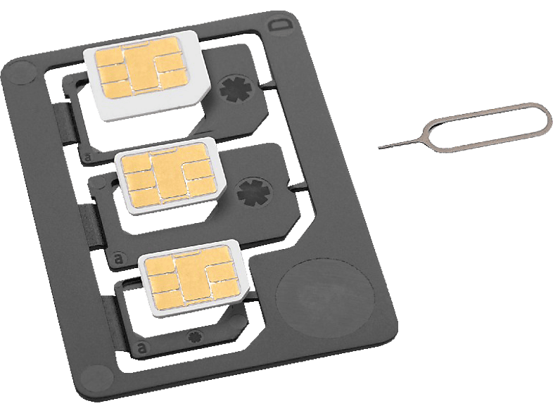 ISY ISA-1400 SIM Karten Adapter Schwarz von ISY