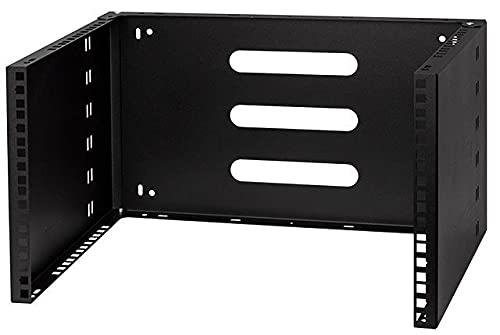 Einbau- oder Wandhalter für 19"-Geräte - Montage-Tiefe 330 mm - 6 HE - schwarz von IT-BUDGET GmbH