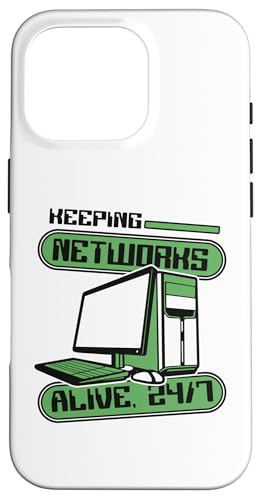 Hülle für iPhone 16 Pro Keeping Networks Alive Informatiker Admin Administrator von IT-Betrieb Admin IT-Spezialist Geschenke