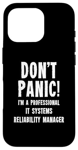 Hülle für iPhone 16 Pro Zuverlässigkeitsmanager für IT-Systeme von IT Department Staff Gifts & T-Shirts