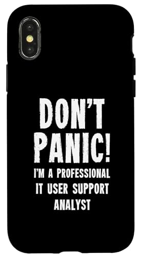 Hülle für iPhone X/XS Analyst für IT-Benutzersupport von IT Department Staff Gifts & T-Shirts