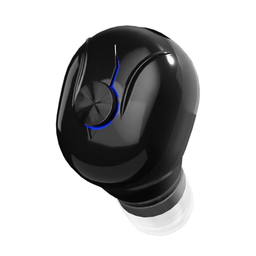 IUNSER Mini-Kopfhörer, ultraklein, Mono 5.0, kabellos, In-Ear-Ohrhörer für Unternehmen Kabellose Kopfhörer Fernseher (Black, One Size) von IUNSER