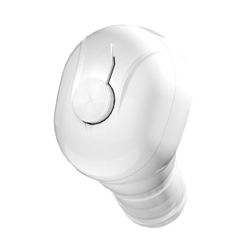 IUNSER Mini-Kopfhörer, ultraklein, Mono 5.0, kabellos, In-Ear-Ohrhörer für Unternehmen Kabellose Kopfhörer Fernseher (White, One Size) von IUNSER