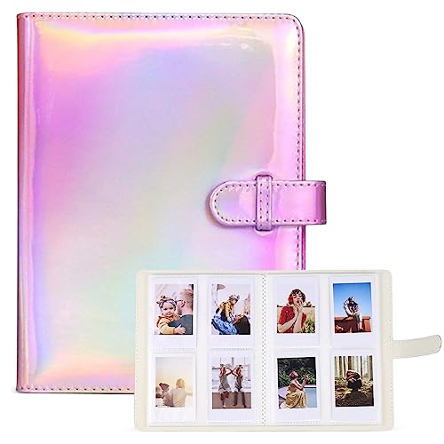 Fotoalbum mit 128 Taschen - für Fujifilm Instax Mini LiPlay 11 12 90 70 50S 26 25 9 8+ 8 7S Sofortbildkamera, Polaroid Snap SnapTouch PIC-300 Z2300 Mint Zip Sofortbildkamera Drucker von IVEOPPE