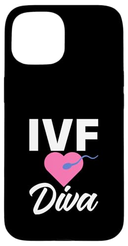 Hülle für iPhone 15 Abholtag Transfertag Vitro-Fertilisation IVF Diva von IVF Transfer Infertility Designs