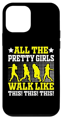 Hülle für iPhone 12 mini Softball Hübsche Mädchen laufen wie diese lustigen Teenie-Frauen von IVRY