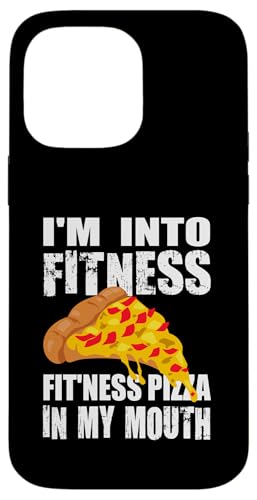 Hülle für iPhone 14 Pro Max I'm into Fitness Pizza In My Mouth Lustiger Gym Workout Lover von IVRY