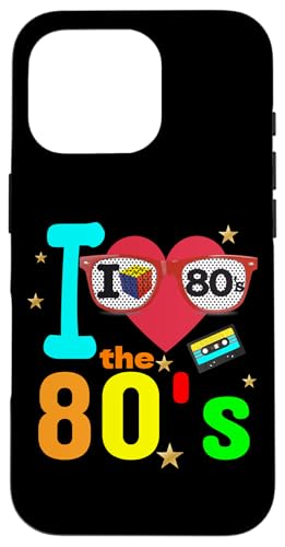 Hülle für iPhone 16 Pro "I Love The 80's 80's 90's Costume Party Tee Retro Vintage von IVRY