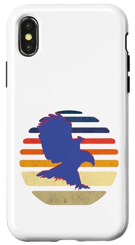 Hülle für iPhone X/XS Vintage Eagles 4. Juli American Eagle für Adlerliebhaber von IVRY