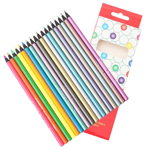 IWOWHERO 18 Stk Buntstifte 18 Buntstift neonfarbene bleistifte Bleistift für Kinder malstifte kinder aufsteckbürsten kinder Bleistifte zum Ausmalen Graffitistifte für Kinder Linde Colorful von IWOWHERO