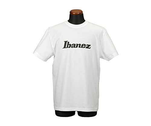 Ibanez Gitarristen T-Shirt mit Logo - M - Gitarristen Zubehör Geschenk Gadget, Weiß (IBAT008M) von Ibanez