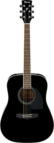 Ibanez PF15 Dreadnought Acoustic, Black von Ibanez