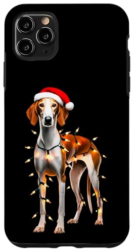 Hülle für iPhone 11 Pro Max Weihnachtsmütze für ibizenkische Jagdhunde, Besitzer von Weihnachtsbeleuchtung, Mama und Papa von Ibizan Hound Dog Christmas Products