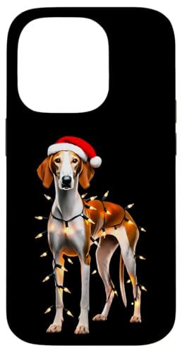 Hülle für iPhone 14 Pro Weihnachtsmütze für ibizenkische Jagdhunde, Besitzer von Weihnachtsbeleuchtung, Mama und Papa von Ibizan Hound Dog Christmas Products