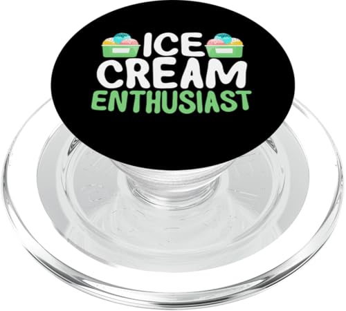 Lustiges Eiscreme-Design Eisbecher Sommer-Eiscreme-Liebhaber PopSockets PopGrip für MagSafe von Ice Cream Gift Sundae Shirts Men Women Kids