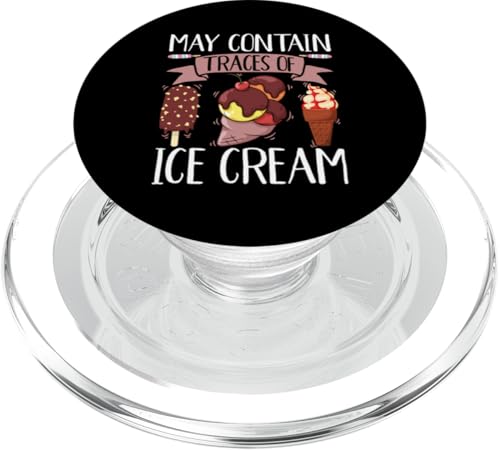 Lustiges Eiscreme-Design Eisbecher Sommer-Eiscreme-Liebhaber PopSockets PopGrip für MagSafe von Ice Cream Gift Sundae Shirts Men Women Kids