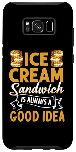 Hülle für Galaxy S8+ Eiscreme-Sandwich-Lebensmittel-Dessert-Rezept von Ice Cream Sandwich
