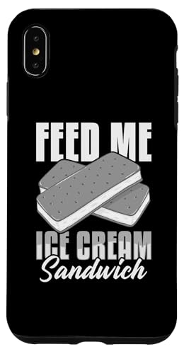 Hülle für iPhone XS Max Eiscreme-Sandwich-Lebensmittel-Dessert-Rezept von Ice Cream Sandwich