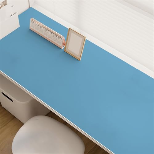 Icegrey Multifunktionales Office Mauspad, wasserdichte Schreibtischunterlage aus PU-Leder, rutschfeste Schreibtischmatte, für Büro und Zuhause, Blau von Icegrey