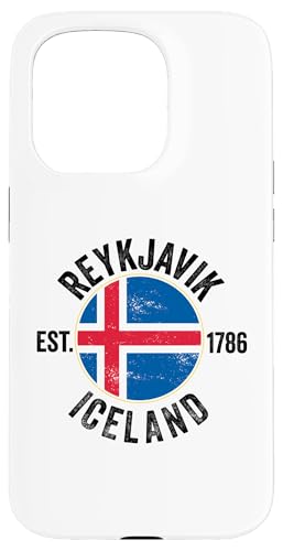 Hülle für iPhone 15 Pro Island Souvenir Urlaub Reisen Männer Frauen Erinnerung von Iceland Reminder Souvenir