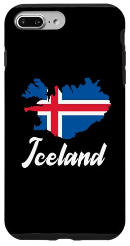 Hülle für iPhone 7 Plus/8 Plus Island-Flagge, Souvenir, Urlaub, Reisen, Männer, Frauen, Erinnerung von Iceland Reminder Souvenir