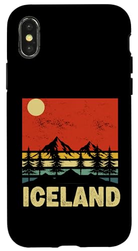 Hülle für iPhone X/XS Island Souvenir Urlaub Reisen Männer Frauen Erinnerung von Iceland Reminder Souvenir