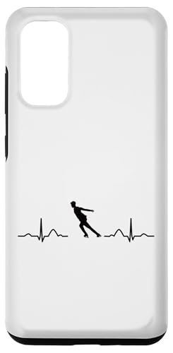 Hülle für Galaxy S20 Ice Skater Eiskunstlauf Heartbeat EKG Mädchen Eislaufen von Iceskating Figure Skating Ice Dancing Accessoires