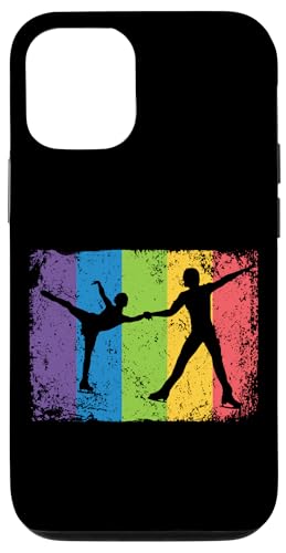 Hülle für iPhone 13 Pro Eiskunstlauf Eiskunstlauf Vintage Mädchen Eislaufen von Iceskating Figure Skating Ice Dancing Accessoires