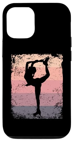 Hülle für iPhone 15 Pro Eiskunstlauf Eiskunstlauf Vintage Mädchen Eislaufen von Iceskating Figure Skating Ice Dancing Accessoires