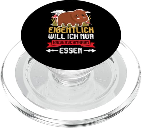 Eigentlich will Ich Nur Kaiserschmarrn Essen Wildschwein PopSockets PopGrip für MagSafe von Ich Will Nur Kaiserschmarrn Essen Berge Wanderer