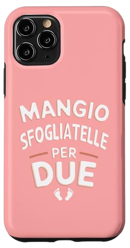 Mangio Sfogliatelle Per Due Donna Divertenti Gravidanza Hülle für iPhone 11 Pro von Idea Regalo Per Una Donna in Gravidanza Divertente