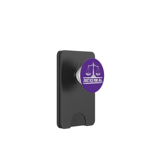 Legal Mind - Scales of Justice Advocate PopSockets PopWallet für MagSafe von Ideal for Lawyers, Judges & Law Students