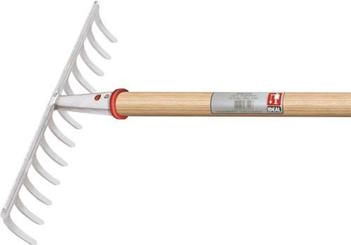 10 Stk. Ideal Gartenrechen Arbeits-B.372mm 14 Zinken m.konischer Dülle,o.Stiel von Ideal