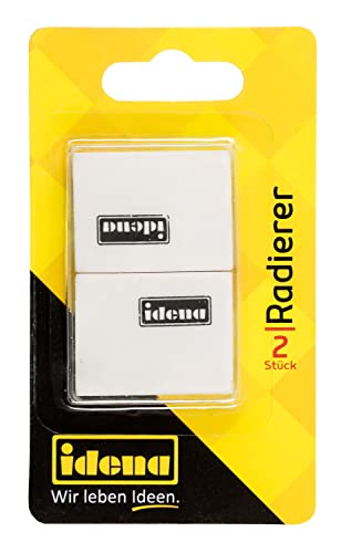 Idena 522058 - Radierer für Bleistift, 2 Stück von Idena