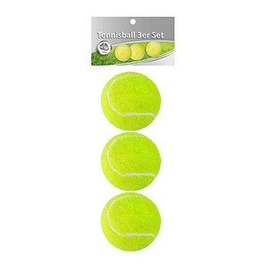 Idena Tennisbälle gelb/grün, Ø 6,5 cm, 3 St. von Idena